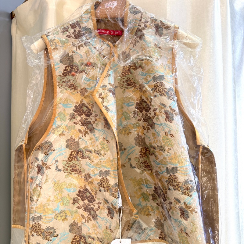 【醒狮牡丹】米地醒狮牡丹宋锦马甲微瑕不退不换