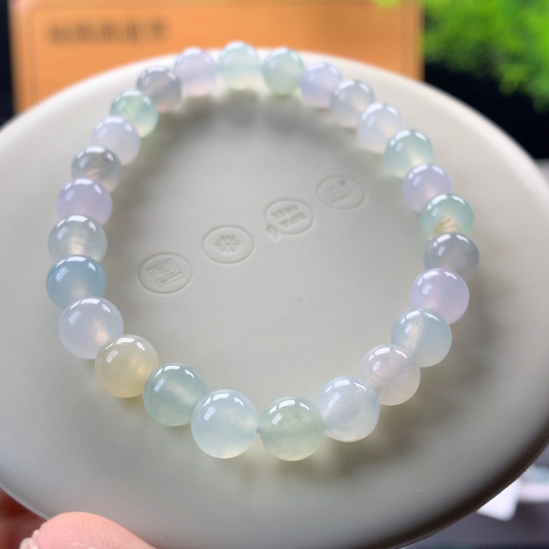 翡翠未镶嵌手链卡7