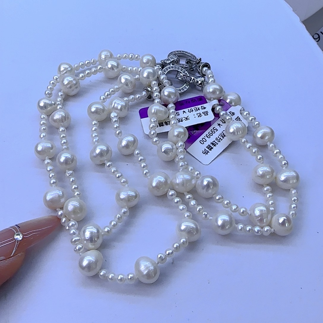 未镶嵌项链定制689淡水珍珠