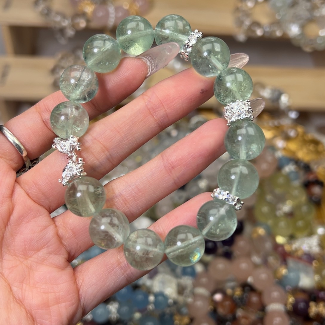 水晶手链合金水晶