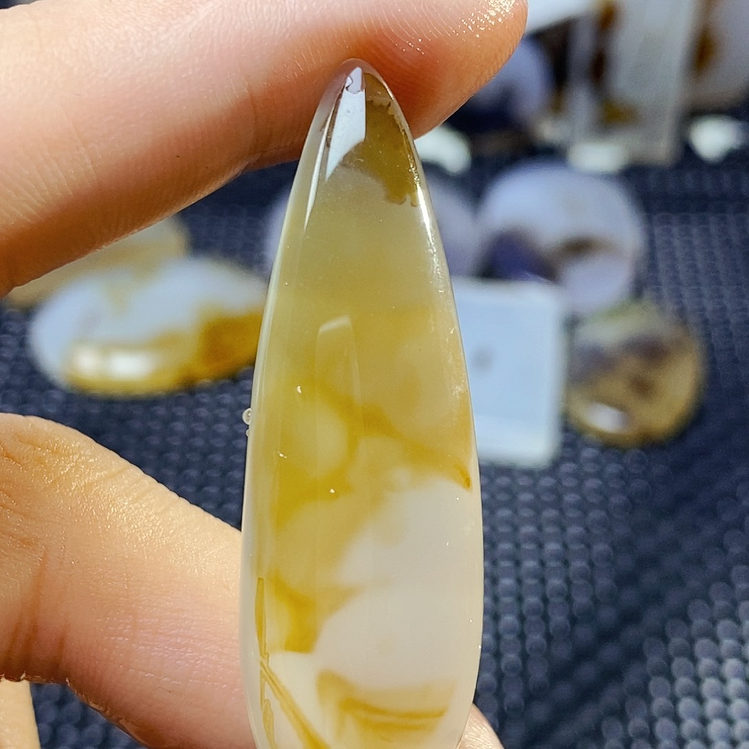 未镶嵌玛瑙/玉髓珠宝半成品