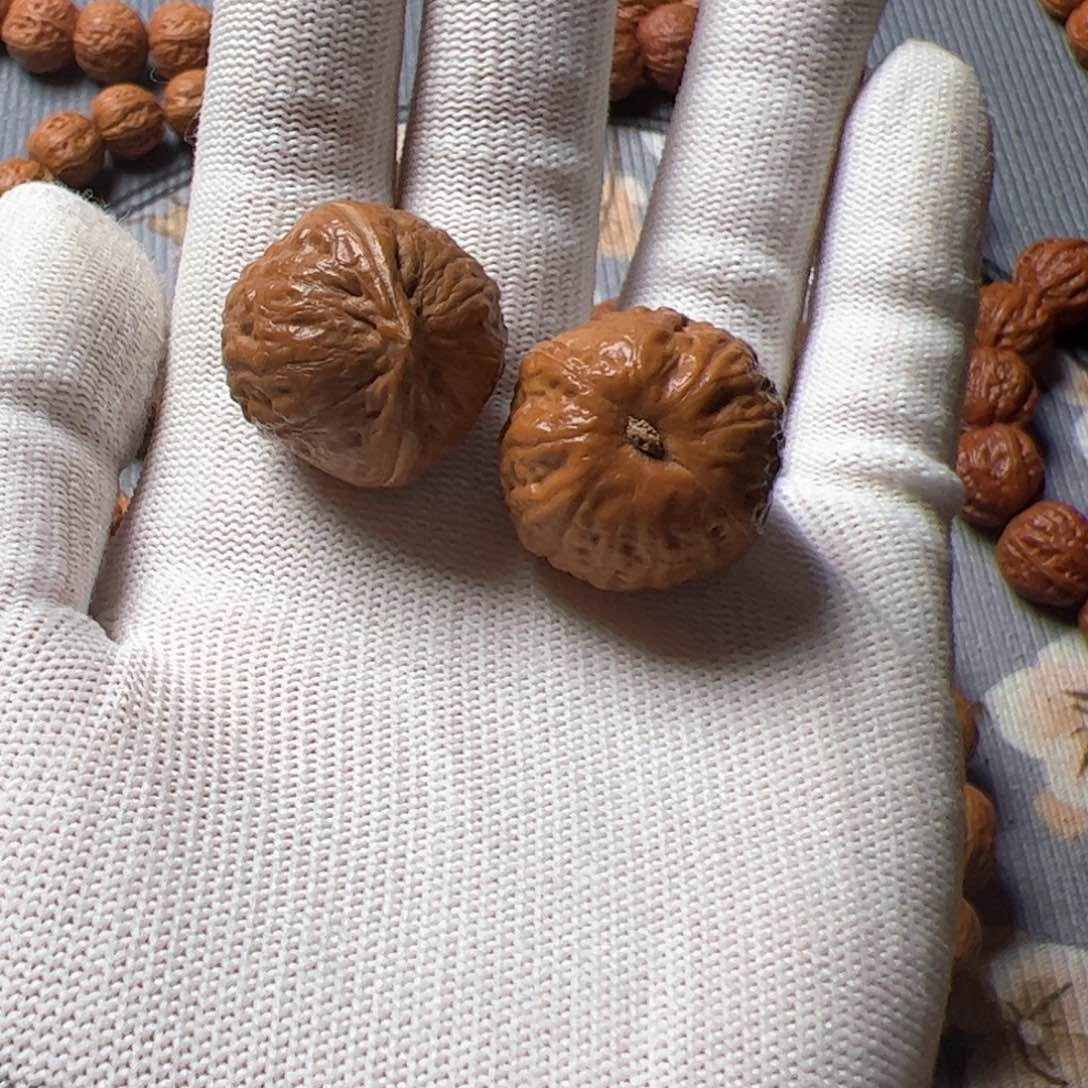 文玩核桃手串26手捻丝滑