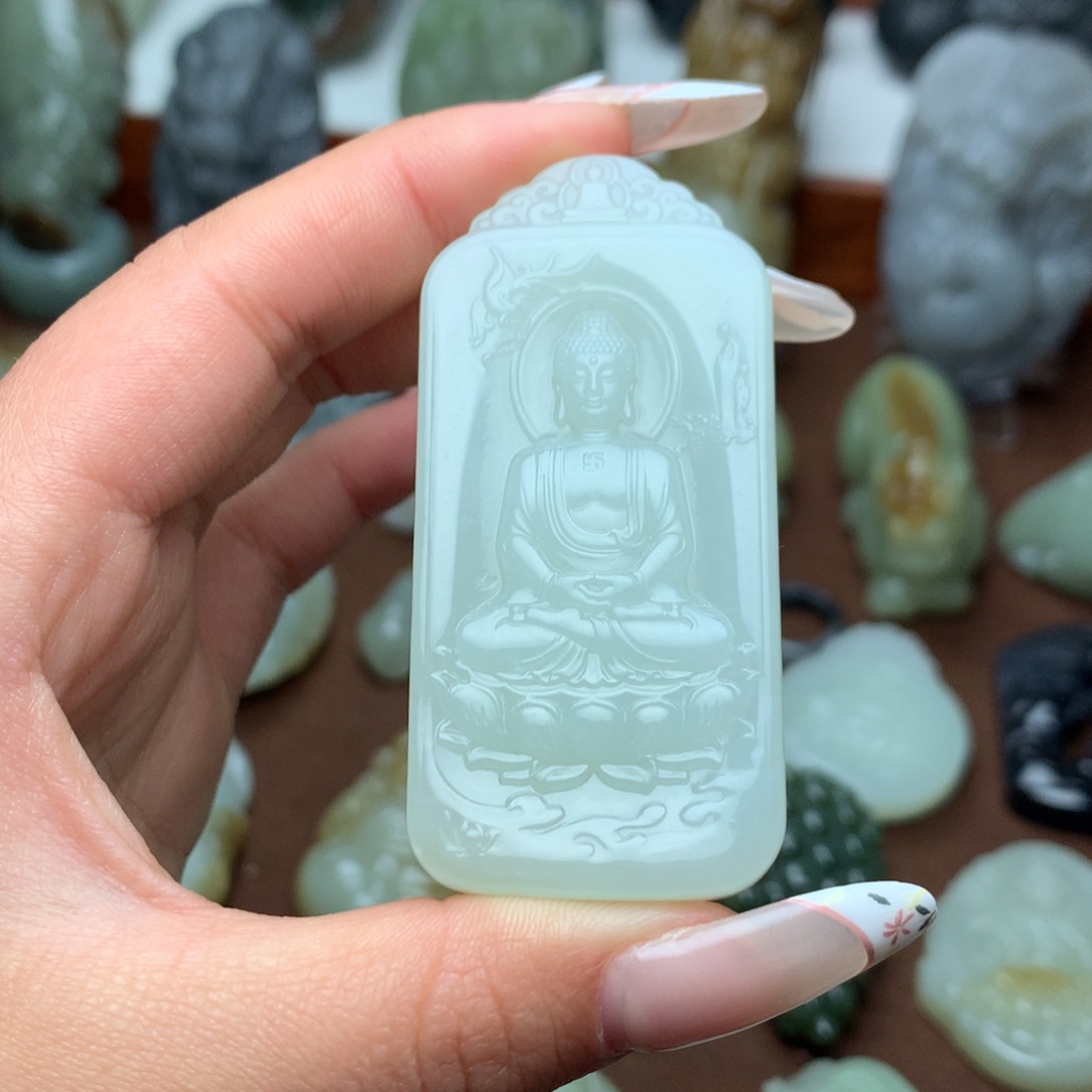 和田玉挂件未镶嵌