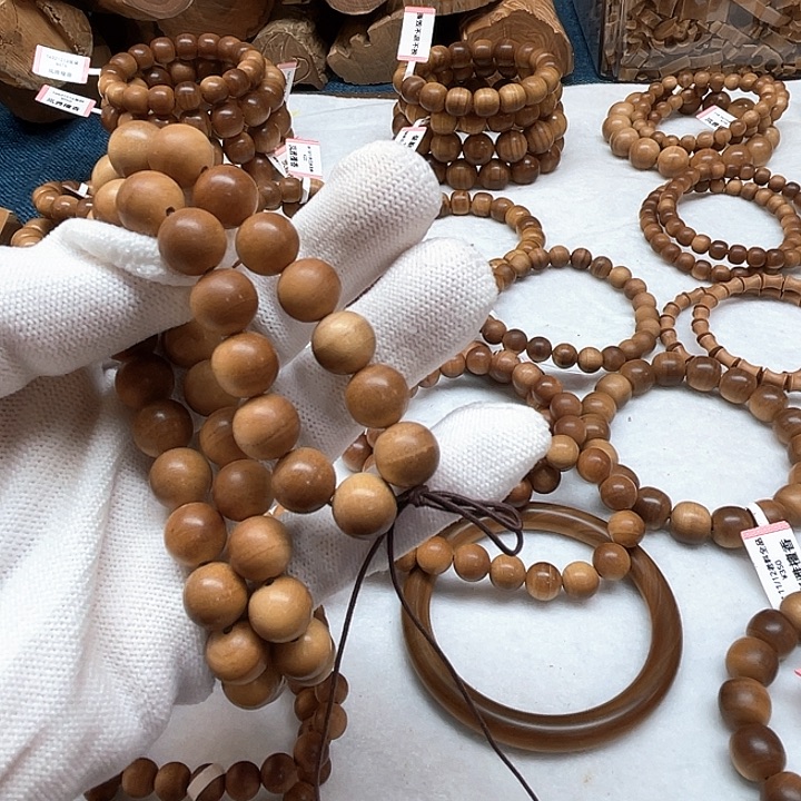 檀香木手串/手链宇**柱印度老山檀11号10圆珠