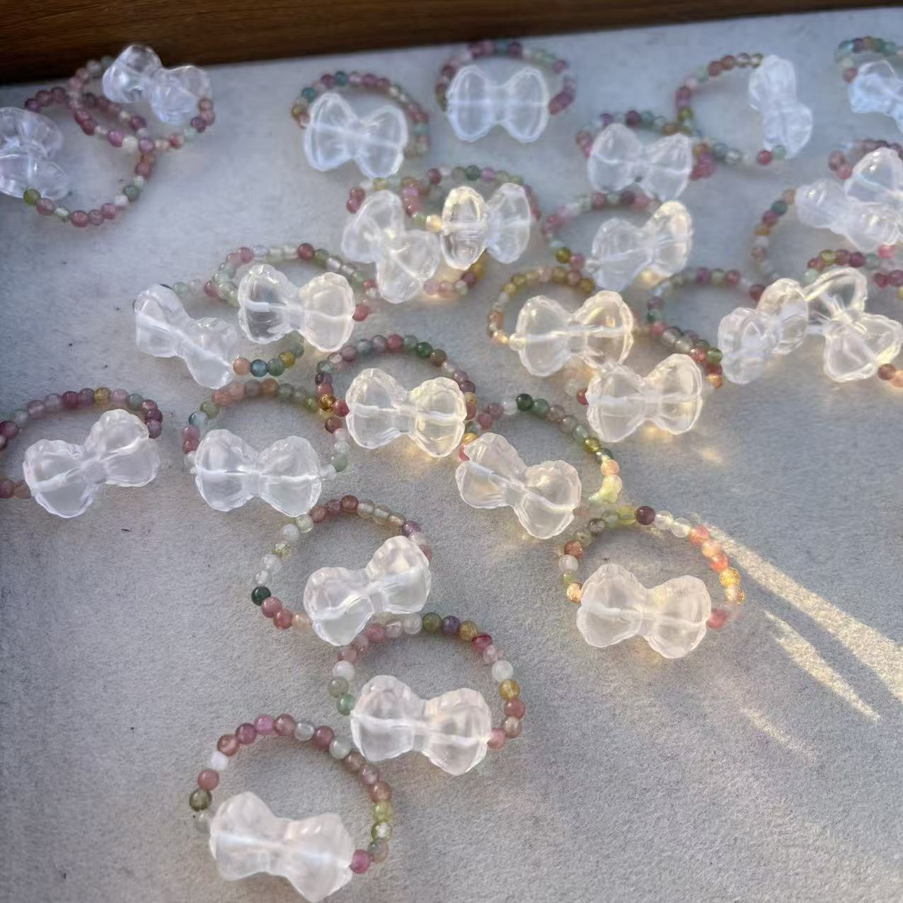 【梵东甄选】A087-天然碧玺戒指-多样性发其一