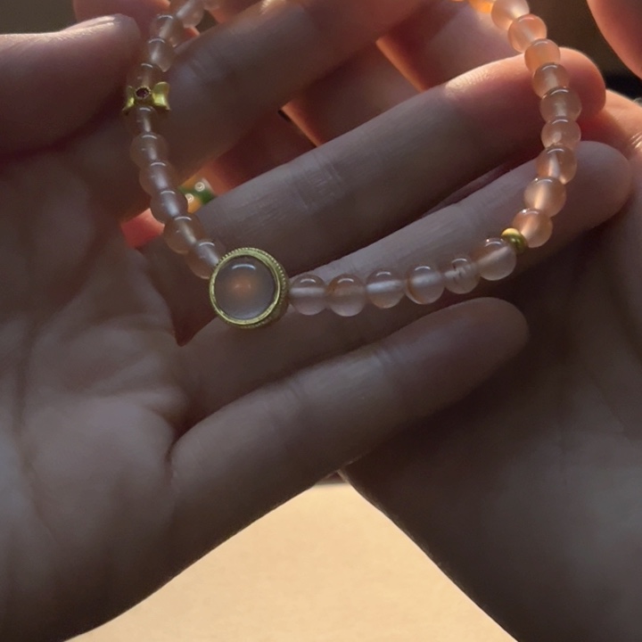 玛瑙/玉髓合金手链红