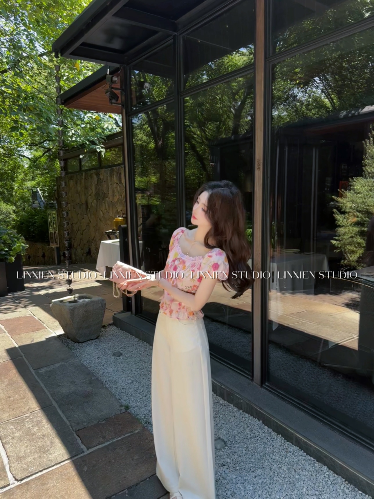 西恩定制●【加州美梦】甜美碎花上衣LNX5SY1788