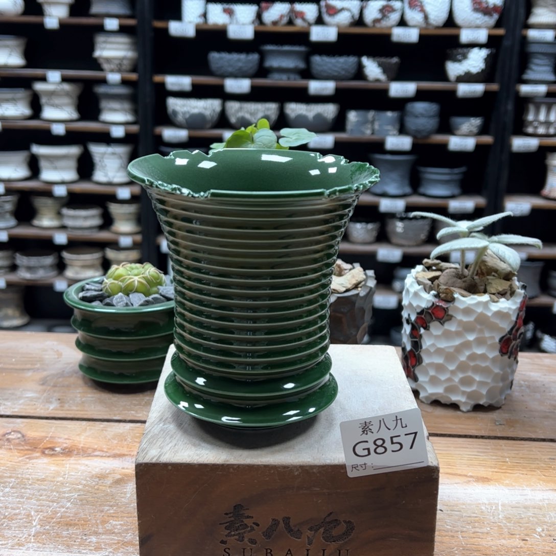 素八九陶瓷内口12高13.5