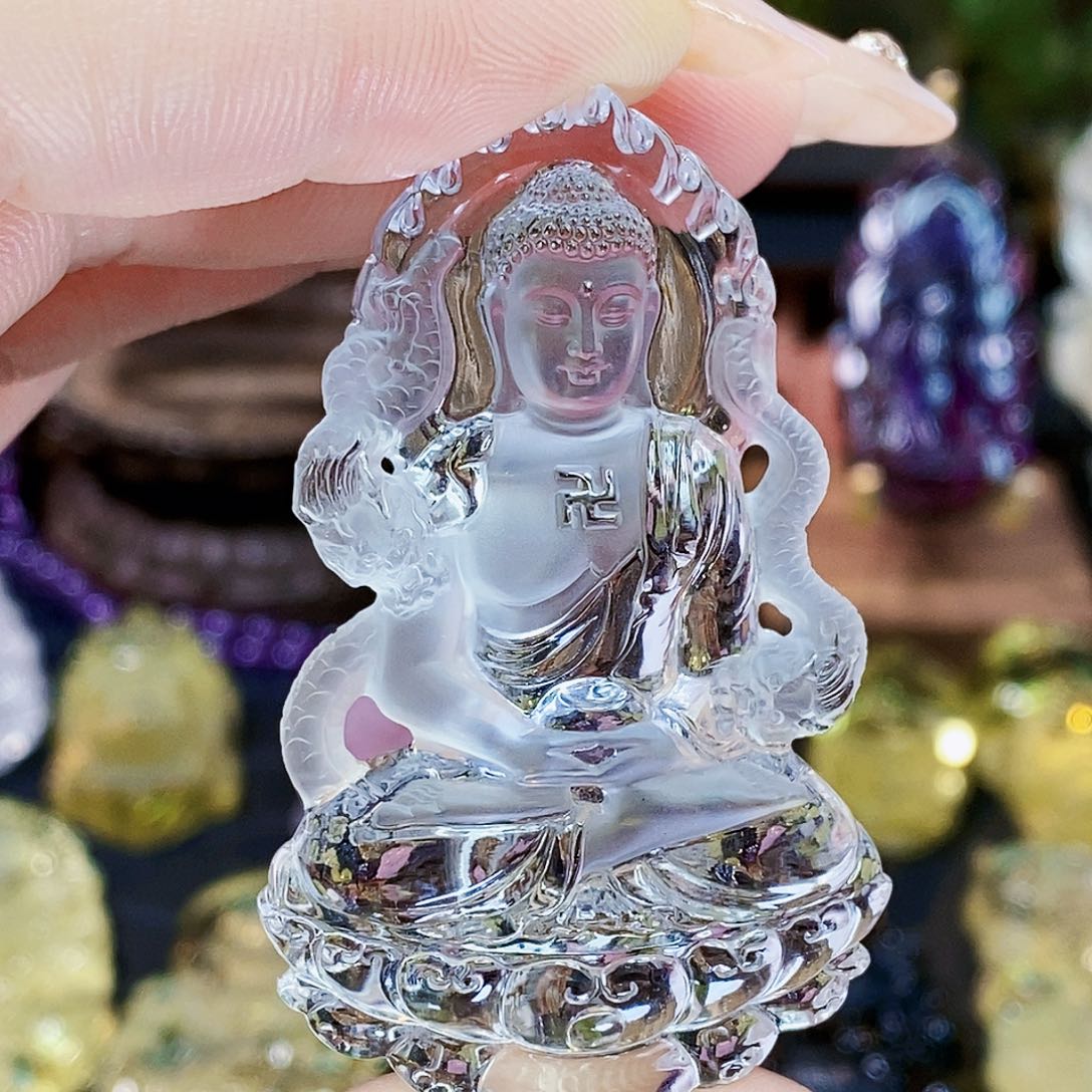 水晶颈饰未镶嵌S****?吊坠