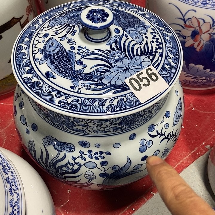 瓷片景德镇陶瓷罐056