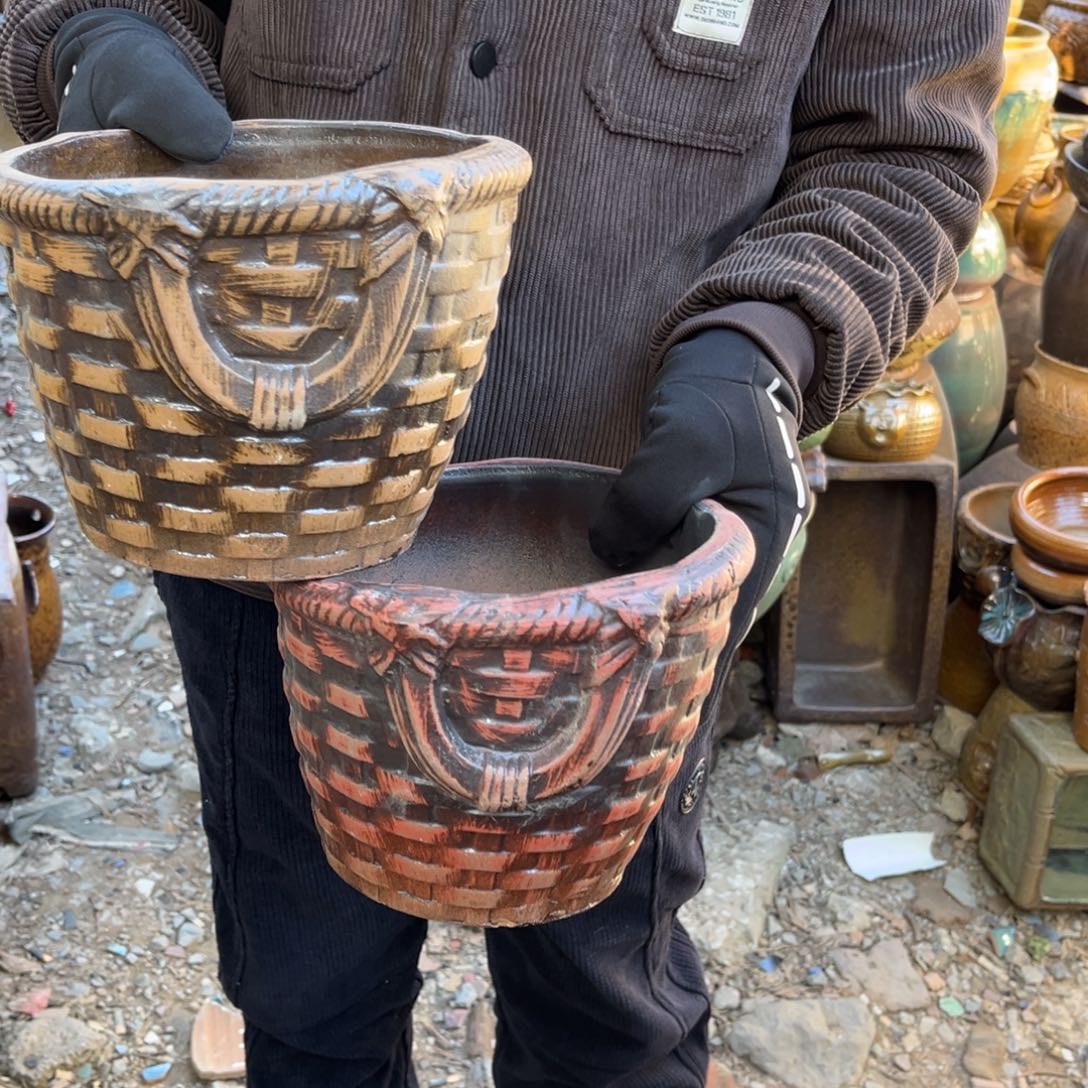 红陶高15口25有孔