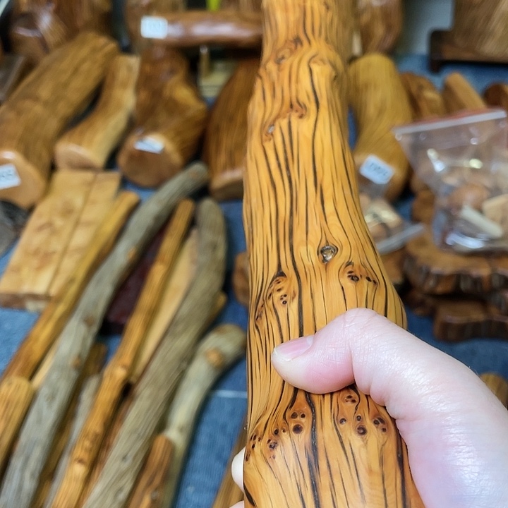 大叶紫檀（黑酸枝木类）太行崖柏棍子