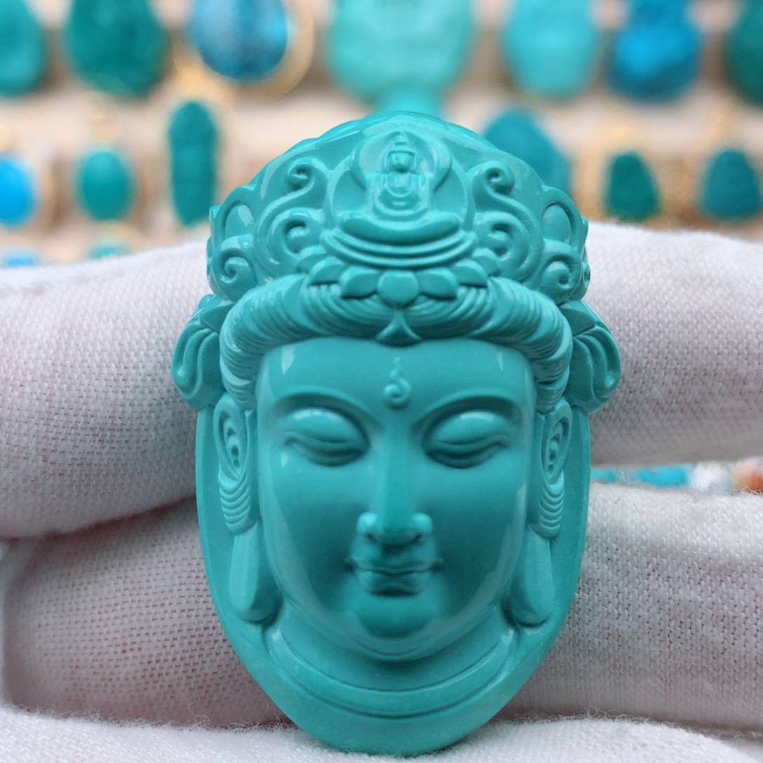 未镶嵌绿松石珠宝奇石