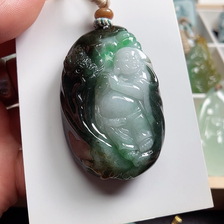 翡翠颈饰未镶嵌成*52577665651866