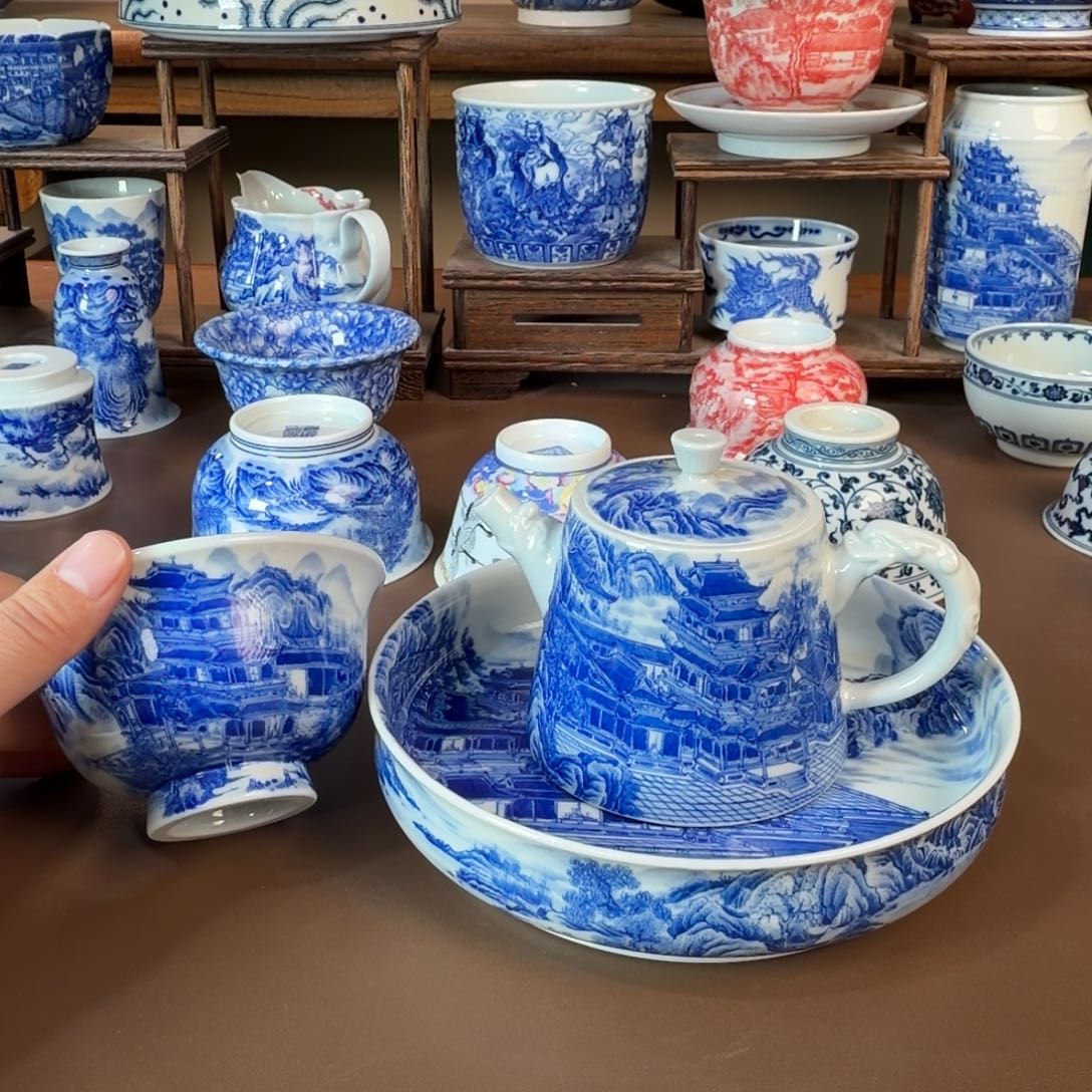 景德镇陶瓷手工手绘