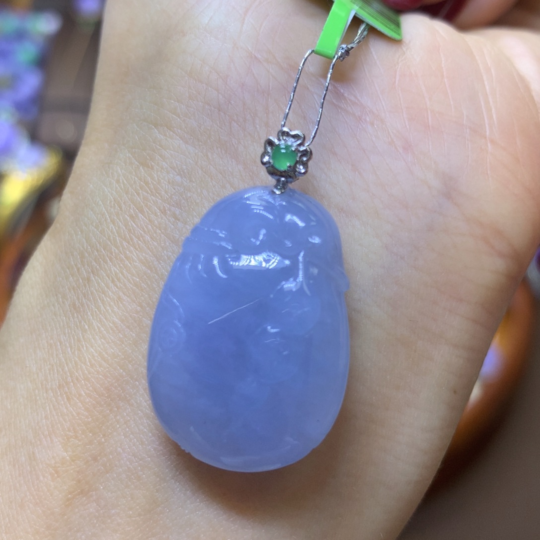 【闪购商品】翡翠颈饰18K金镶嵌翡翠