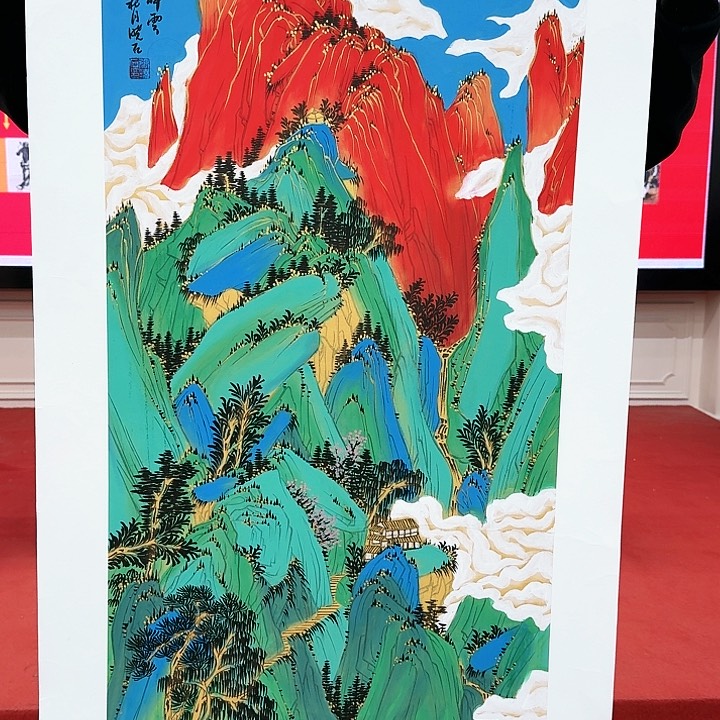国画书法作品多次参加