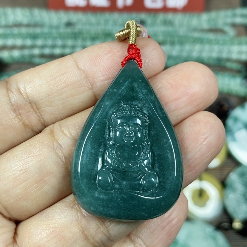 【闪购商品】翡翠颈饰未镶嵌玉吊坠翡翠玉宝宝佛