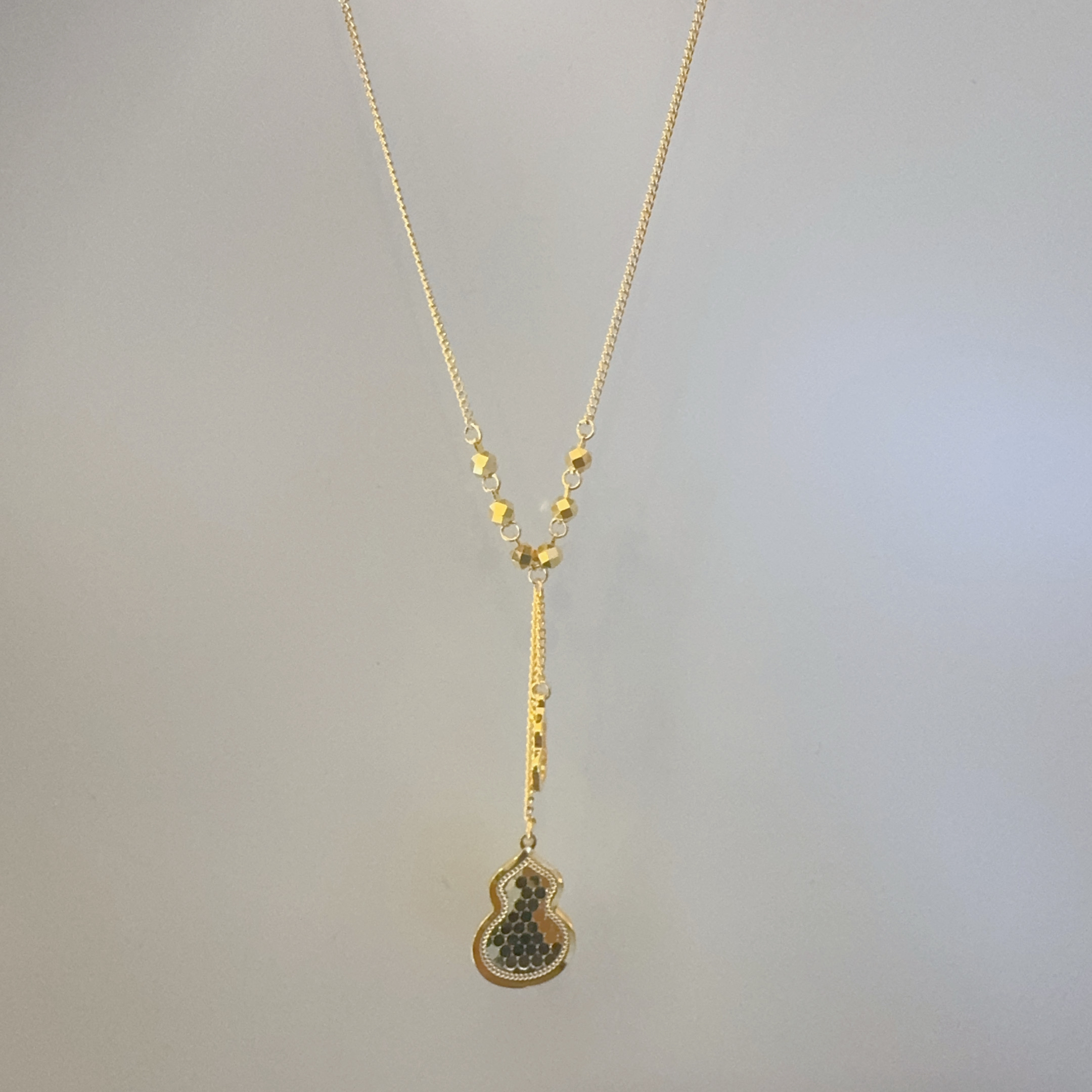 足金 999 葫芦流苏套链