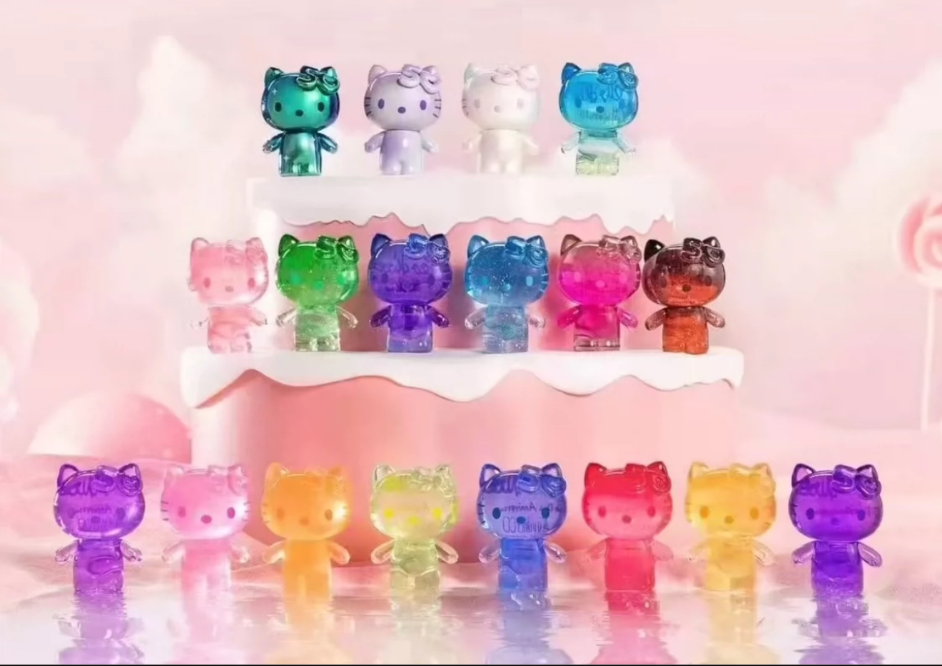 【KITTY50周年mini糖果】三丽鸥系列正版盲盒手办