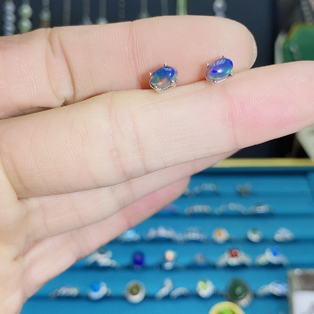 紫晶珠宝半成品银S925镶嵌