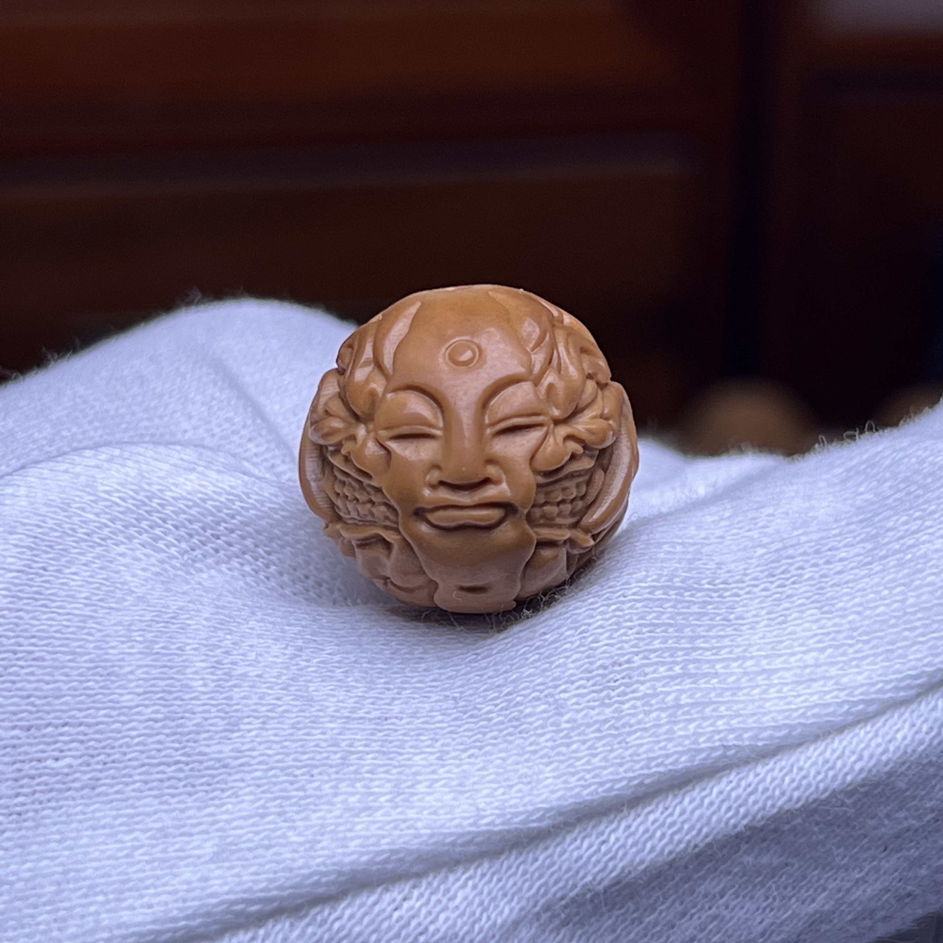 『精工佛在心中恶僧』猴头核桃单颗配饰挂件礼物全品有正常封口线