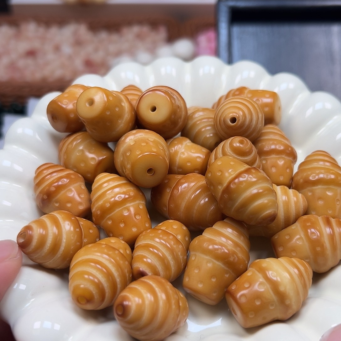 手串菩提根/象牙果2颗炭烧冰淇淋雪糕