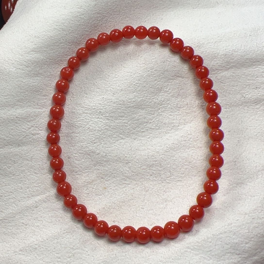 南红玛瑙手串未镶嵌
