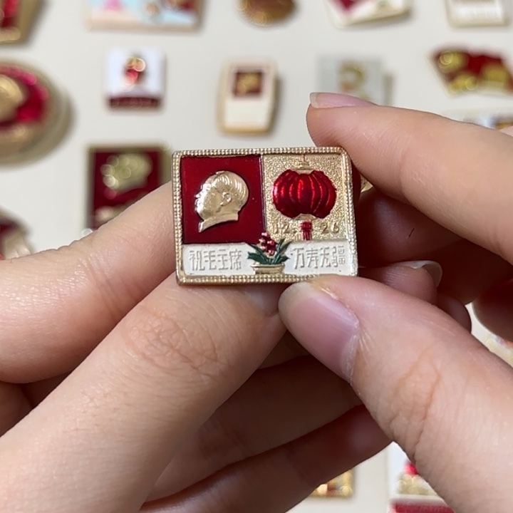 红色收藏直播像章