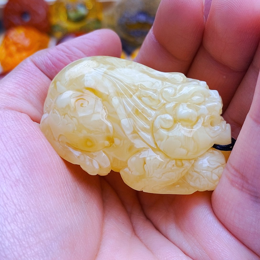 蜜蜡颈饰未镶嵌天然保真假一赔十5