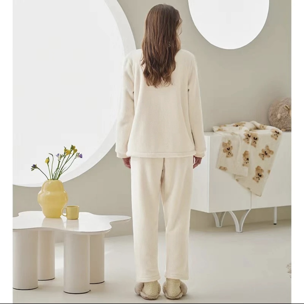 【5】秋季新款成人加厚家居服睡衣秋季时尚居家长袖家居服套装青年