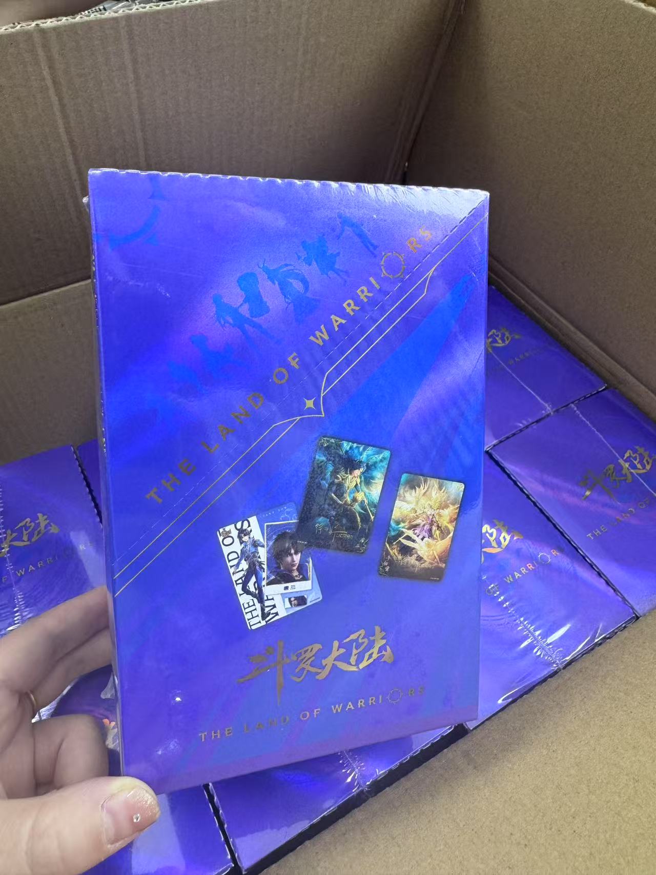 正版斗罗大陆动画系列收藏卡永恒版第1弹唐三小舞签名卡整盒