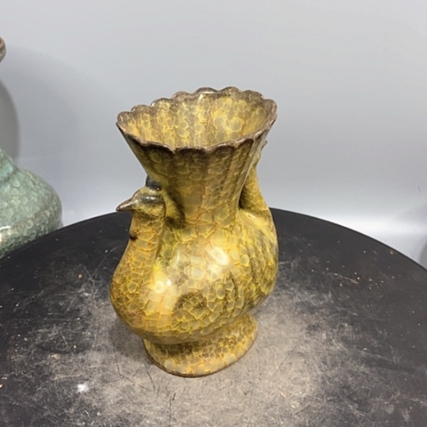 摆件官窑双凤瓶造型美观