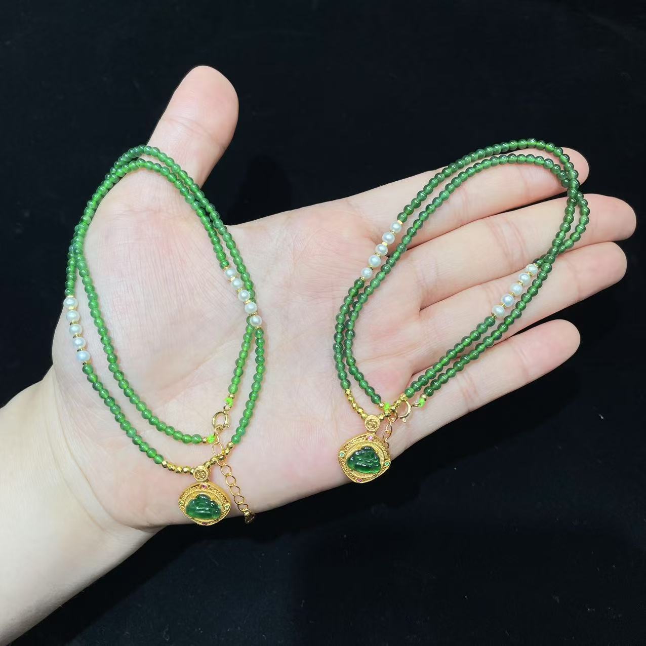 【云】翡翠项链多样性发其一@k