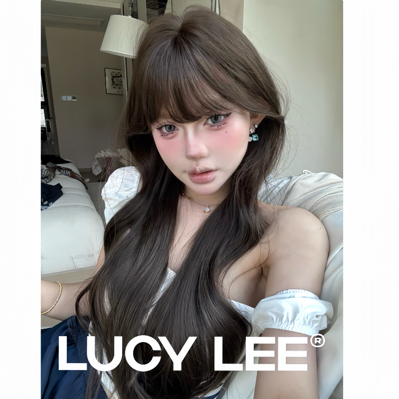 LUCYLEE【免修剪-撕漫女高】精修刘海冷棕色假发小圆圆不圆宋十八亿