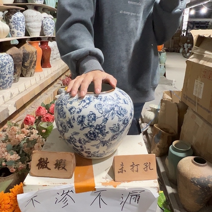 陶瓷景德镇陶瓷花瓶厂家瑕疵