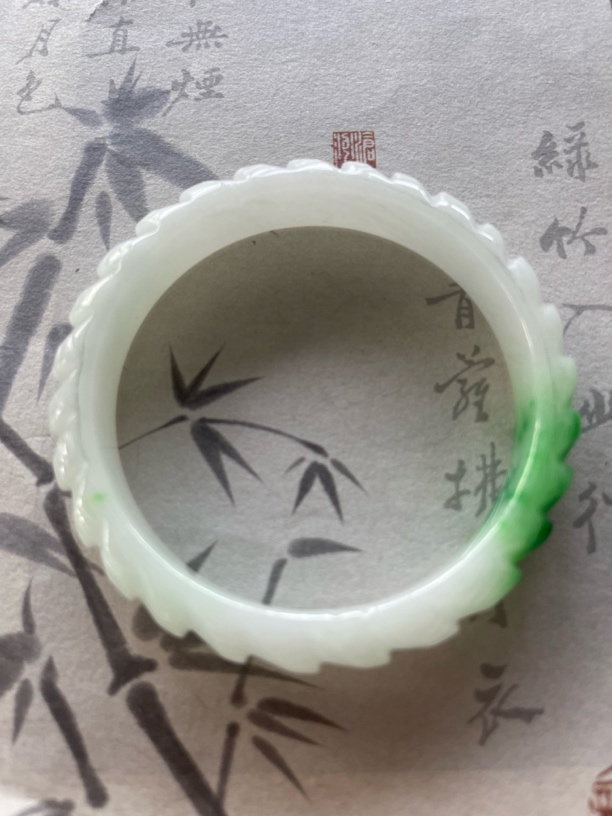 H508-五七缅甸翡翠手镯时尚冰