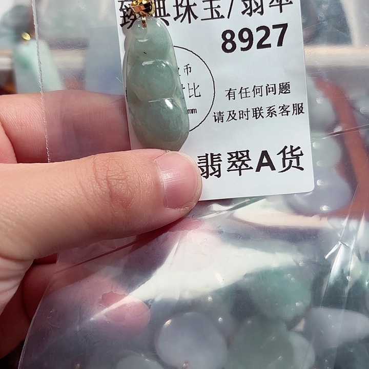 翡翠颈饰未镶嵌8927。