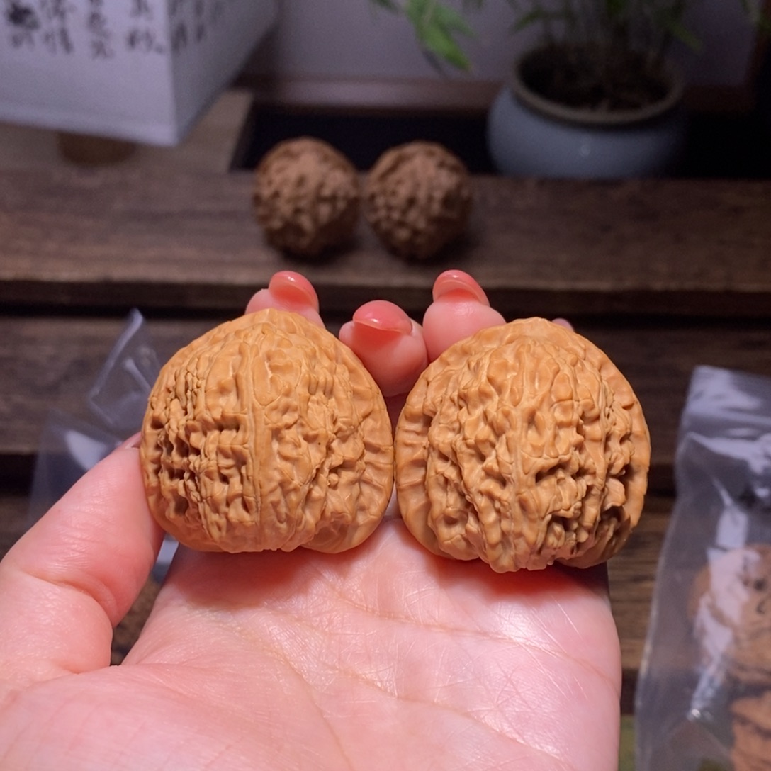 马***名文玩核桃吊坠全品37+白狮子