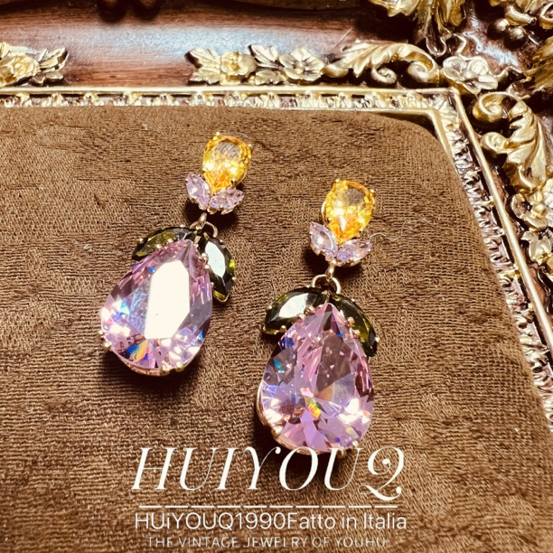 铜合金耳饰 【水滴】简约轻奢耳钉050