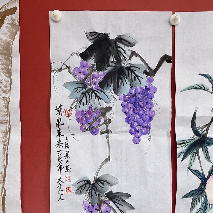 国画侯老师手绘作品