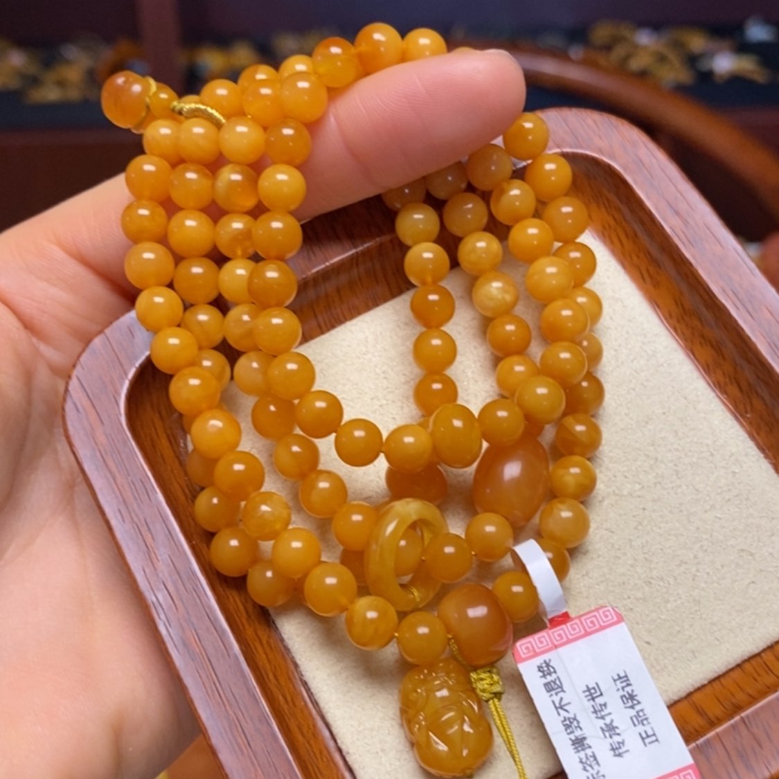 【闪购商品】蜜蜡手链未镶嵌手串