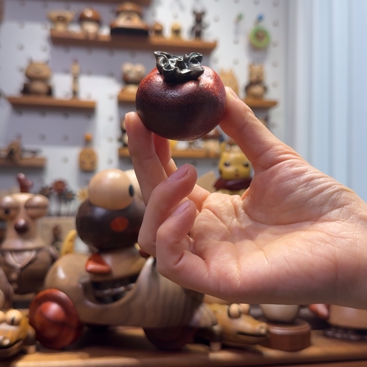 木事事如意水果摆件