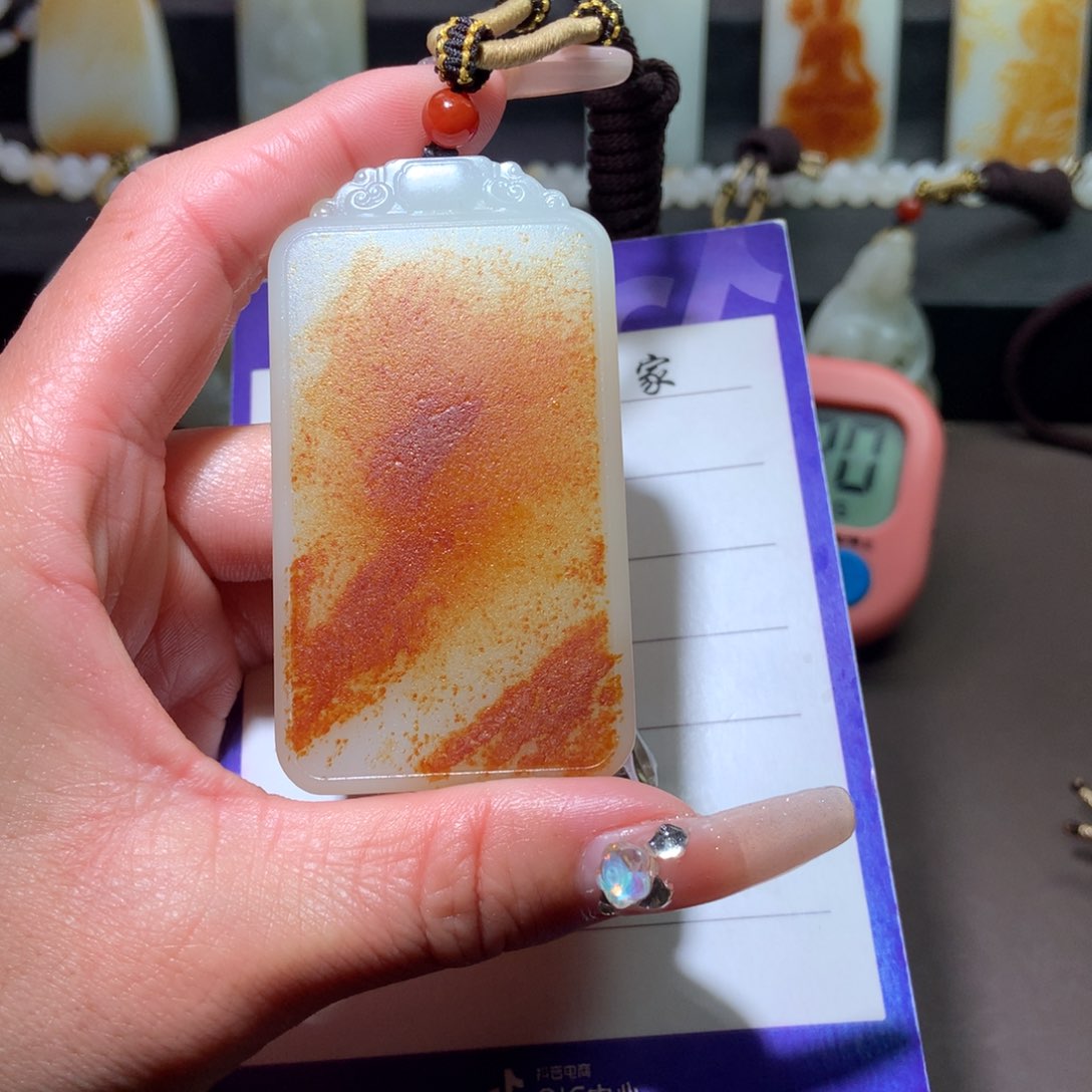 和田玉挂件未镶嵌渊*