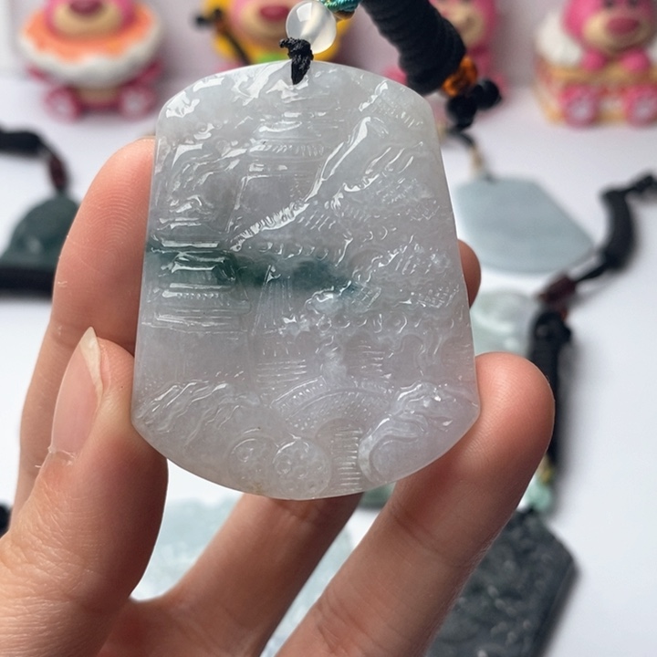 翡翠未镶嵌颈饰翡翠