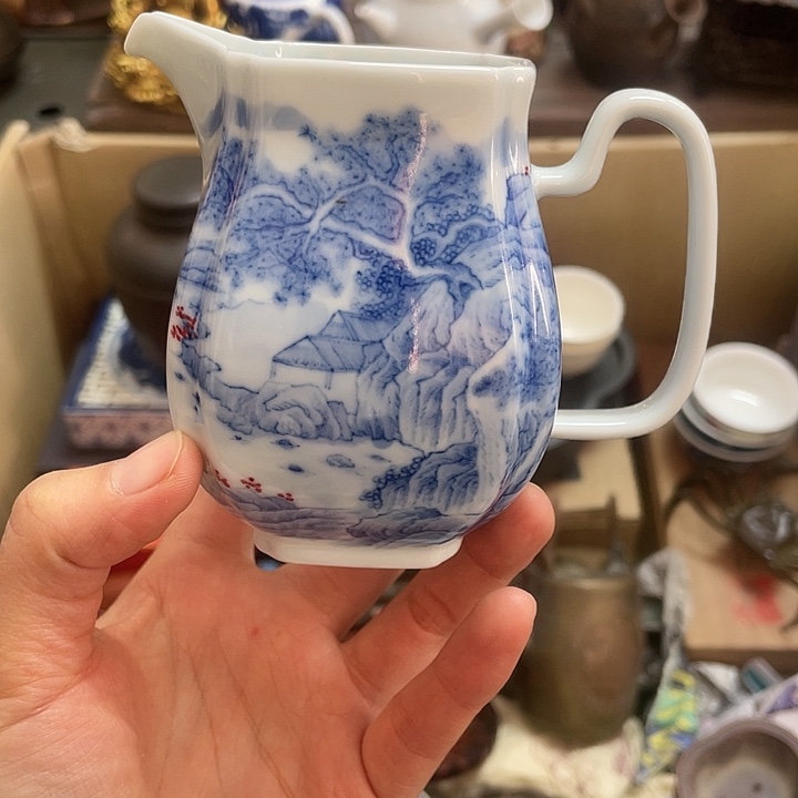 瓷中古工艺品摆件