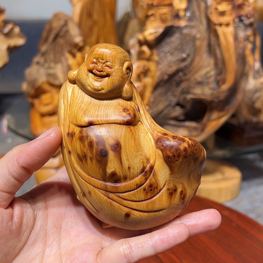 柏木（崖柏）妮*崖柏木手把件摆件