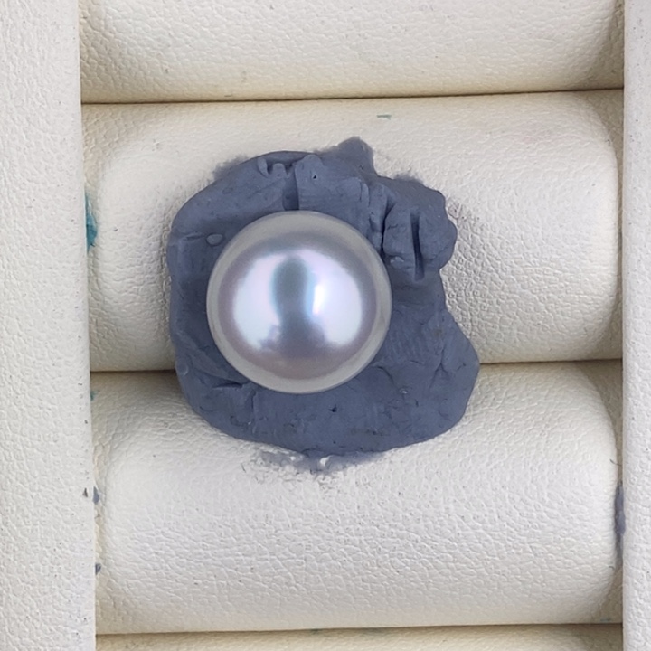 未镶嵌海水珍珠珠宝奇石13-14mm宝石光澳白