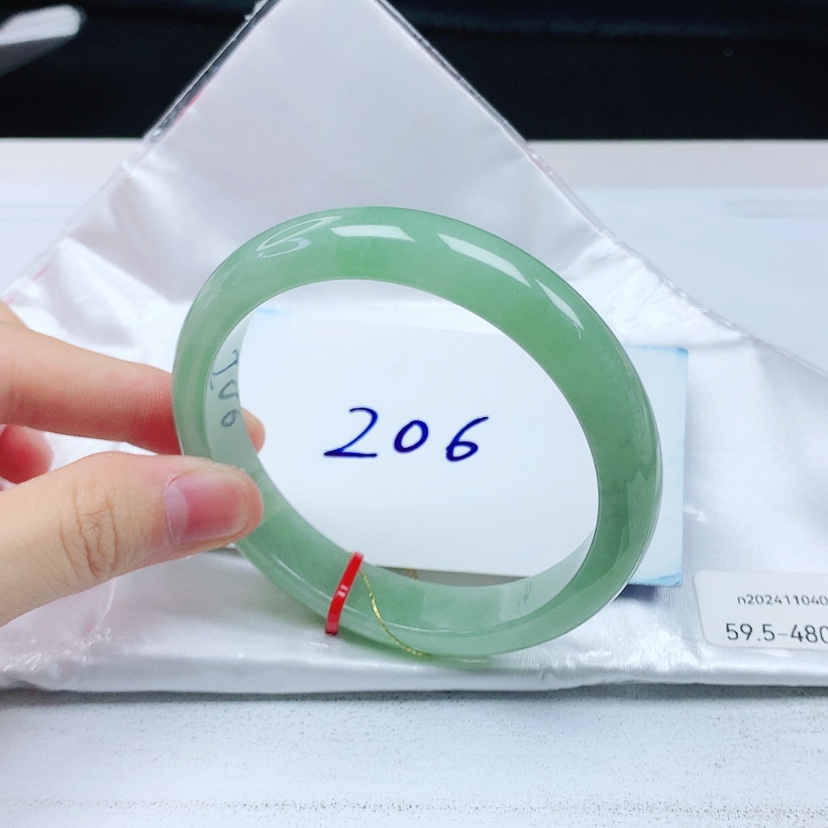 【闪购商品】翡翠手镯未镶嵌缅甸天然a货手镯59+