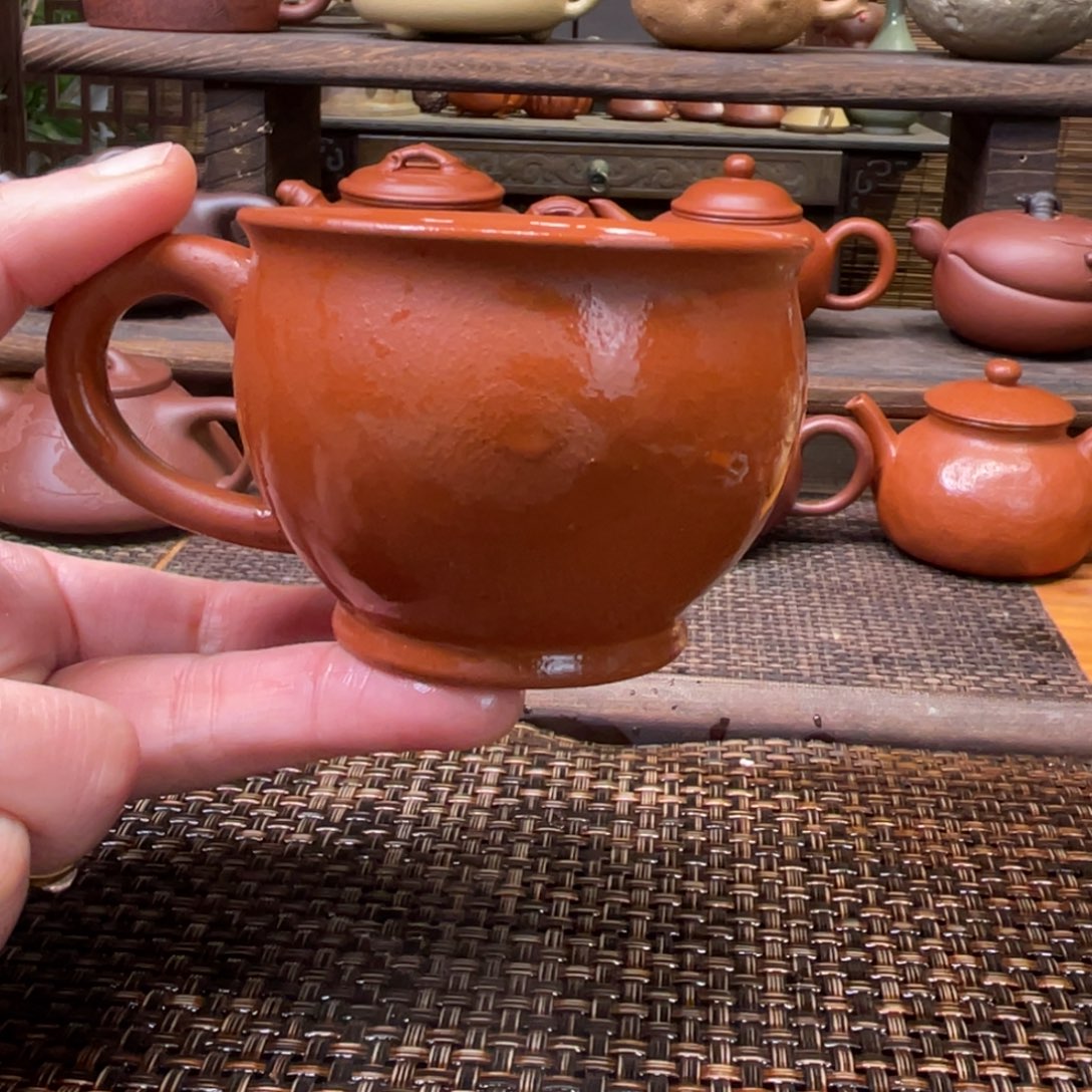 紫砂茶壶宜兴原矿紫砂手工制120